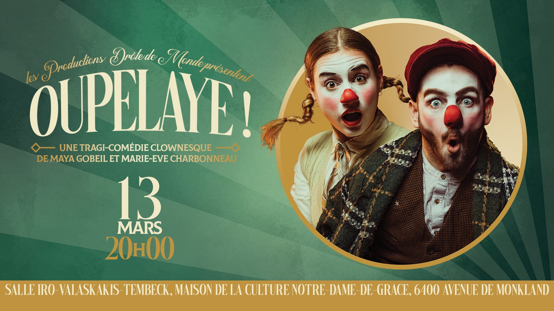 Affiche du spectacle Oupelaye!