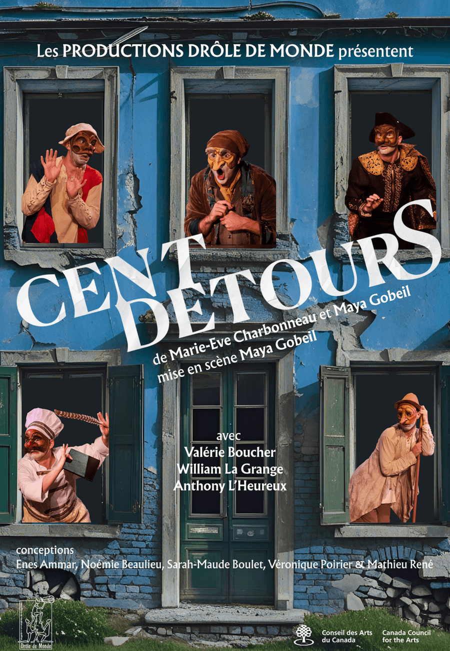 Affiche du spectacle Cent détours